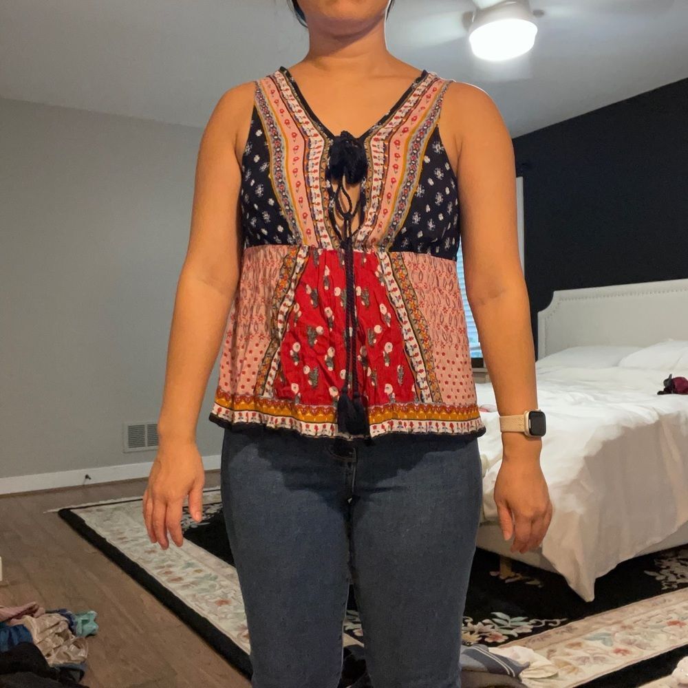 Patrons of Peace Floral Top